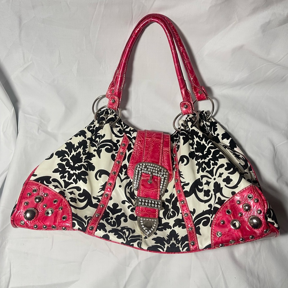 Y2K Belt Buckle Shoulder Purse
